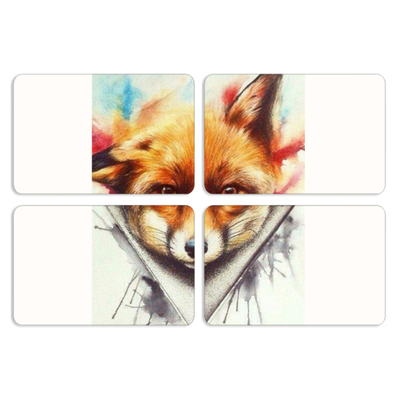 Магнитные фотопазлы 80 на 50 набор 4 штуки 