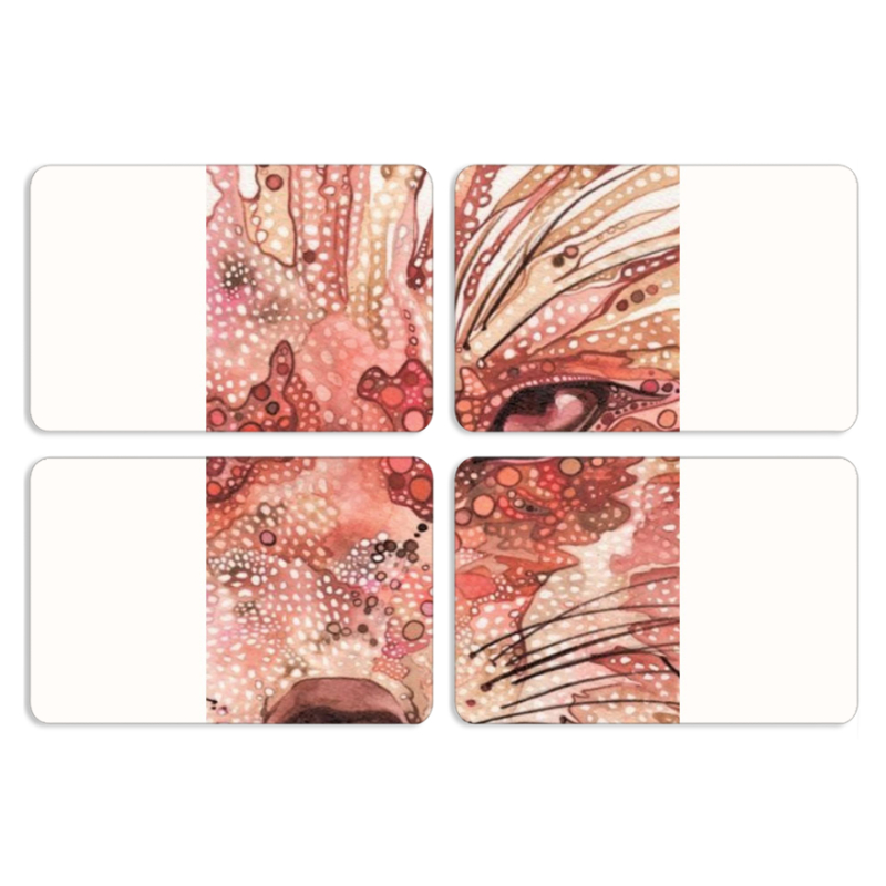 Магнитные фотопазлы 80 на 50 набор 4 штуки 