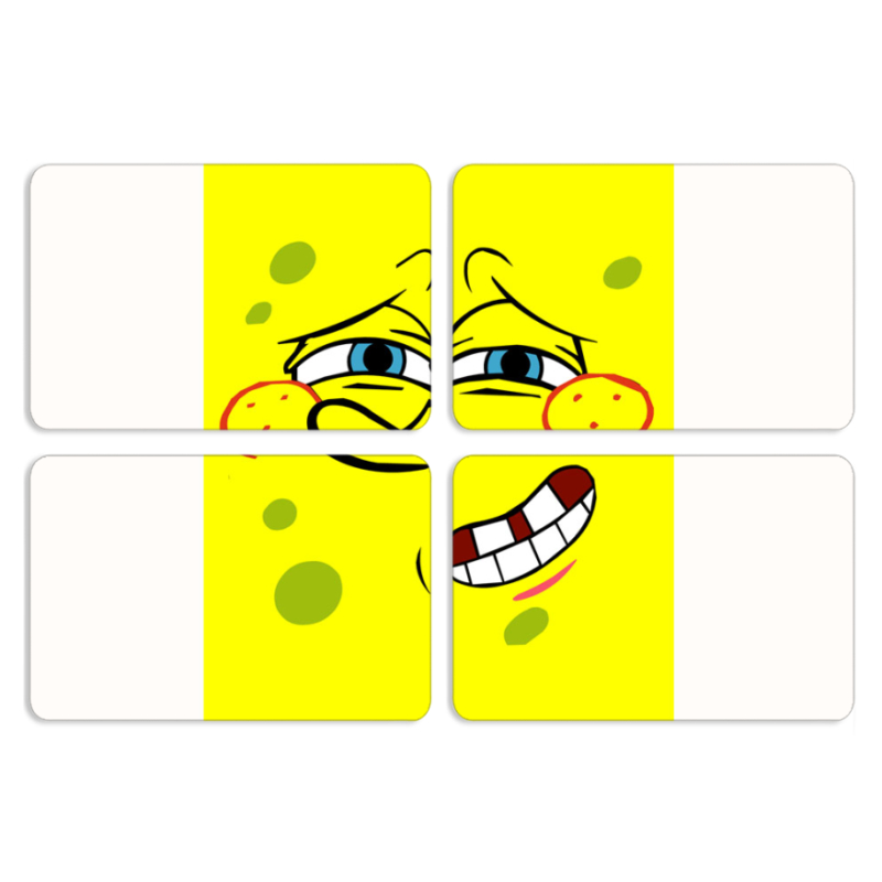 Магнитные фотопазлы 80 на 50 набор 4 штуки 