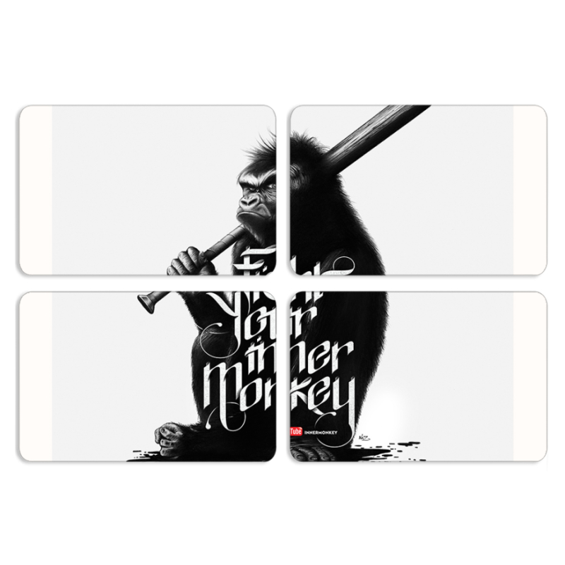 Магнитные фотопазлы 80 на 50 набор 4 штуки 