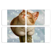 Магнитные фотопазлы 80 на 50 набор 4 штуки 