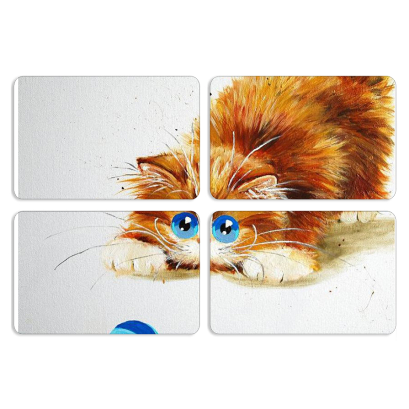 Магнитные фотопазлы 80 на 50 набор 4 штуки 