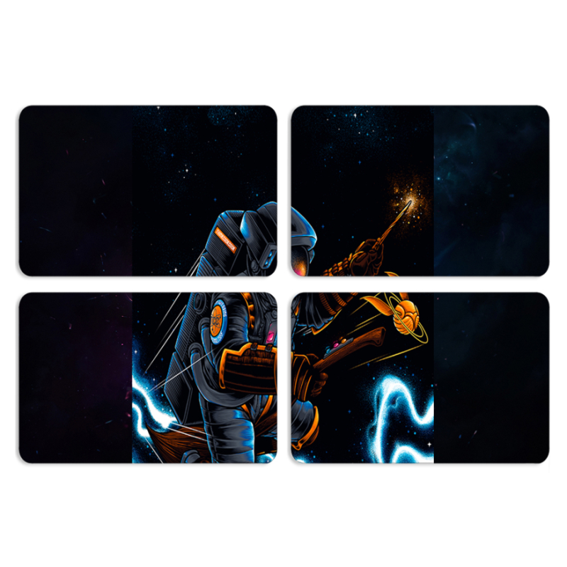 Магнитные фотопазлы 80 на 50 набор 4 штуки 