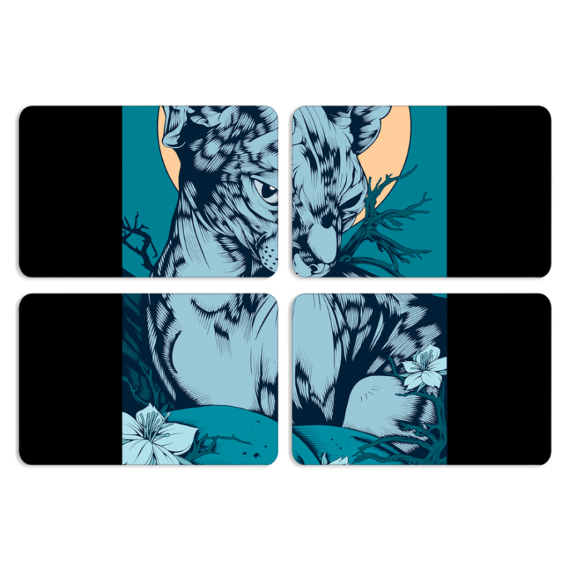 Магнитные фотопазлы 80 на 50 набор 4 штуки 