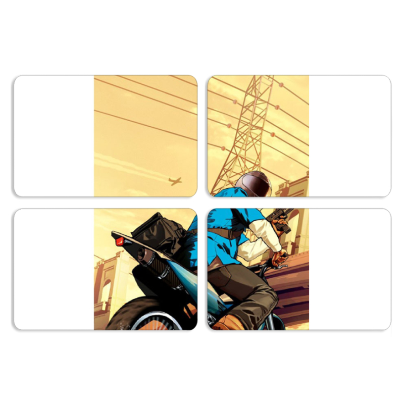 Магнитные фотопазлы 80 на 50 набор 4 штуки 