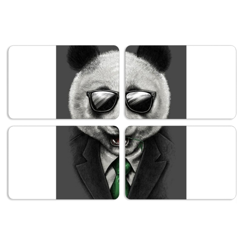 Магнитные фотопазлы 80 на 50 набор 4 штуки 