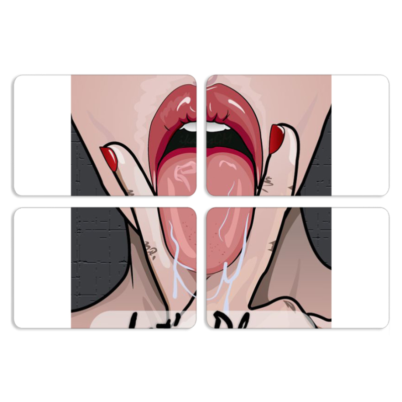 Магнитные фотопазлы 80 на 50 набор 4 штуки 