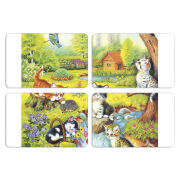 Магнитные фотопазлы 80 на 50 набор 4 штуки 