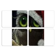Магнитные фотопазлы 80 на 50 набор 4 штуки Christmas Owl