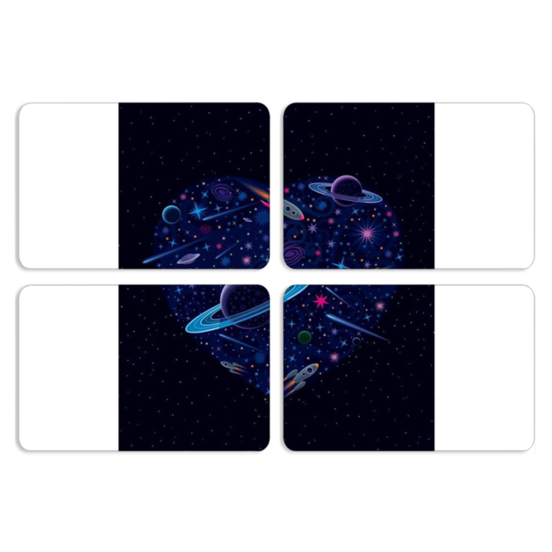 Магнитные фотопазлы 80 на 50 набор 4 штуки 