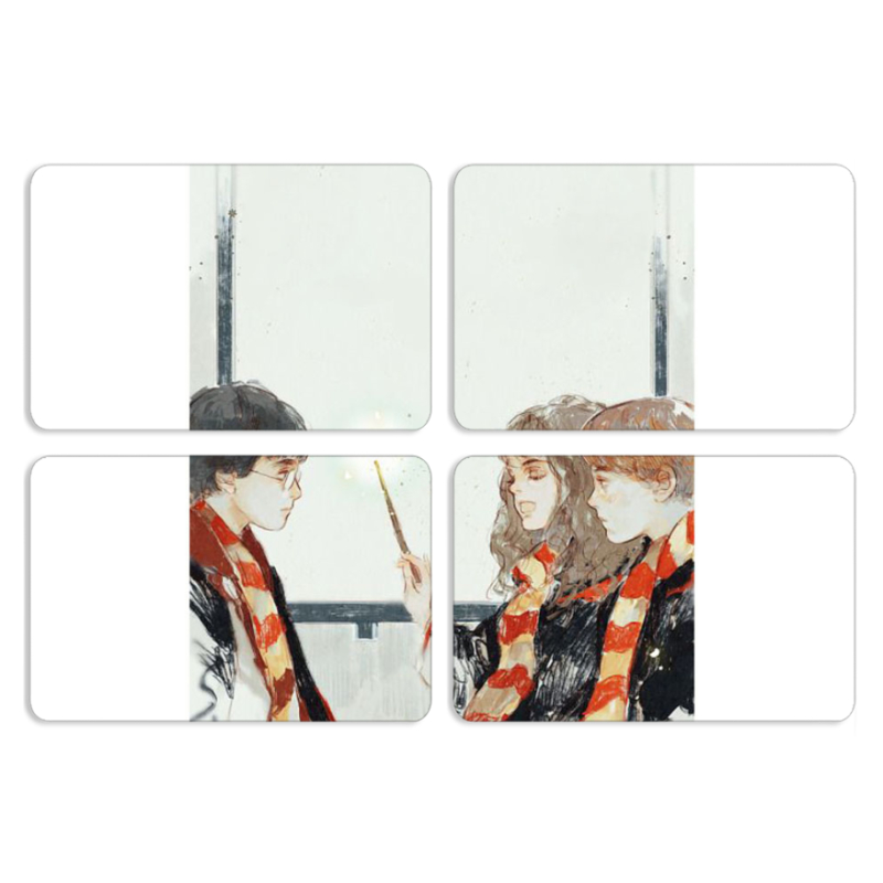 Магнитные фотопазлы 80 на 50 набор 4 штуки 