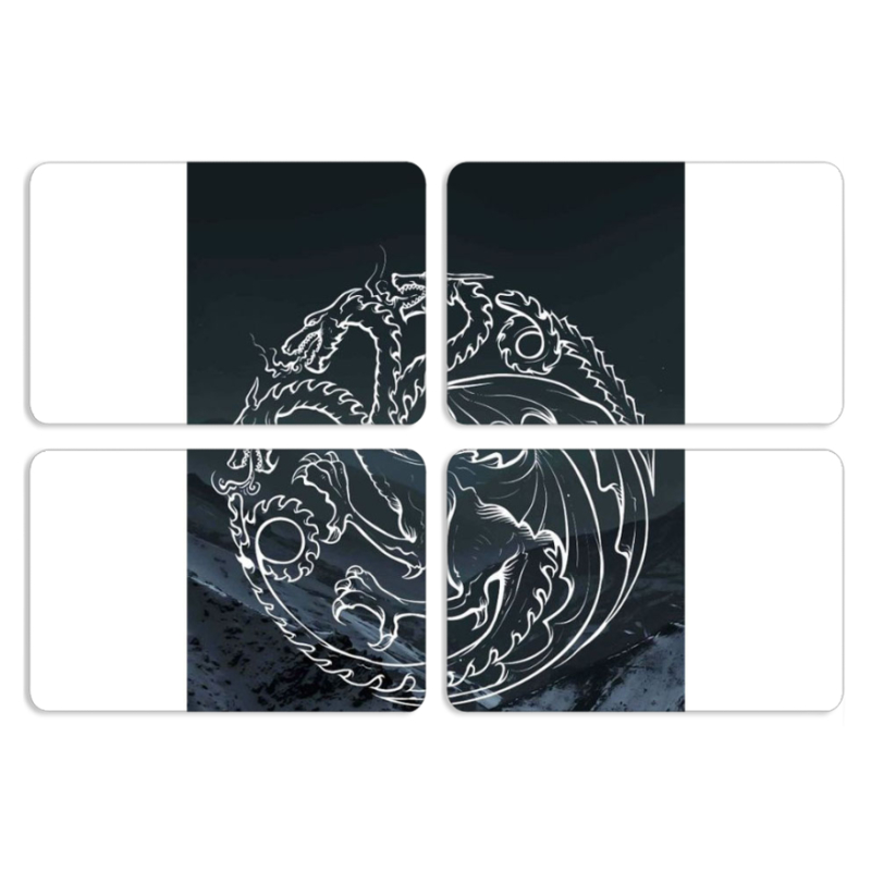 Магнитные фотопазлы 80 на 50 набор 4 штуки 