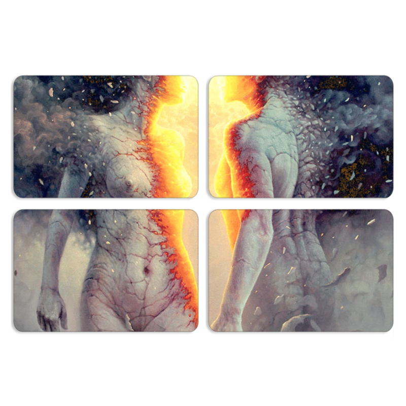 Магнитные фотопазлы 80 на 50 набор 4 штуки George Redhawk