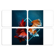 Магнитные фотопазлы 80 на 50 набор 4 штуки 