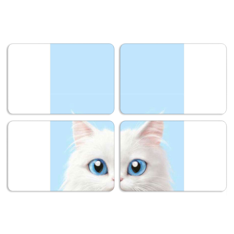 Магнитные фотопазлы 80 на 50 набор 4 штуки 