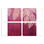 Магнитные фотопазлы 80 на 50 набор 4 штуки Gold Leaves