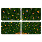 Магнитные фотопазлы 80 на 50 набор 4 штуки Peacocks Tail