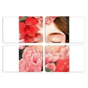 Магнитные фотопазлы 80 на 50 набор 4 штуки Girl in Flowers