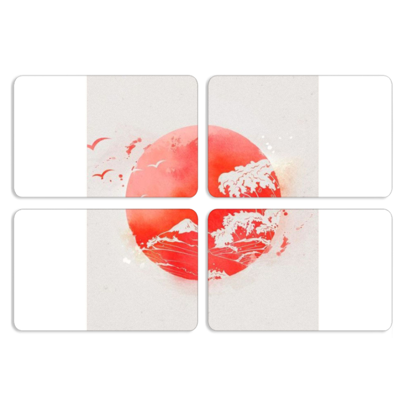 Магнитные фотопазлы 80 на 50 набор 4 штуки 