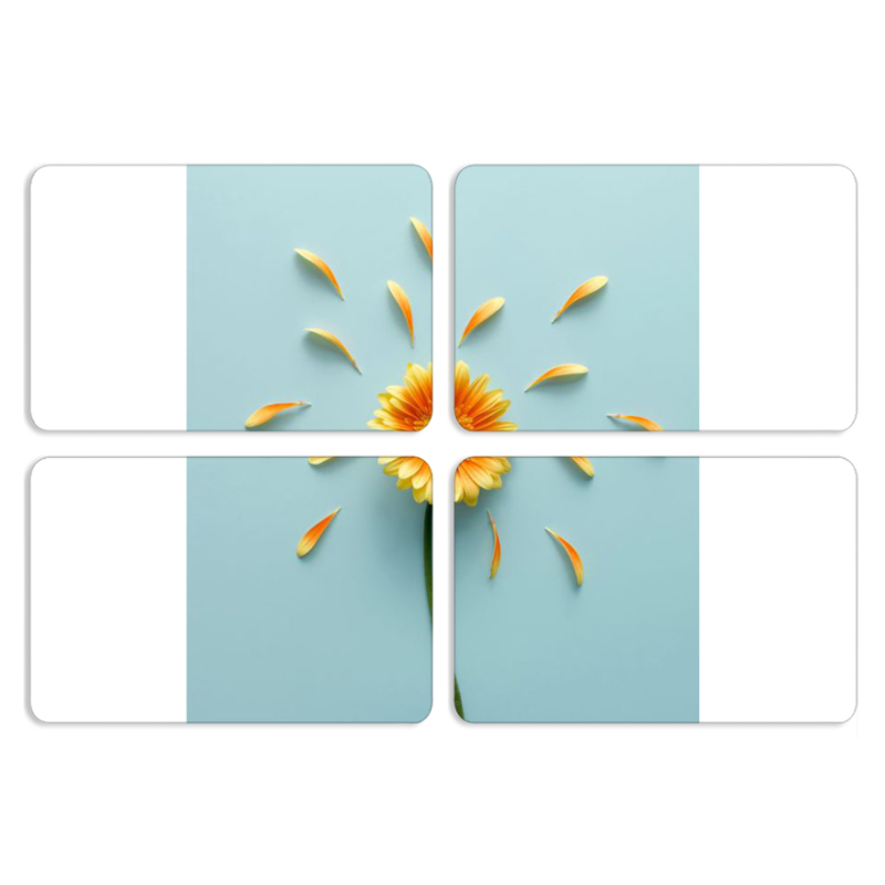 Магнитные фотопазлы 80 на 50 набор 4 штуки 