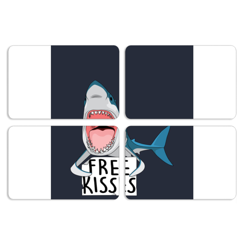 Магнитные фотопазлы 80 на 50 набор 4 штуки 