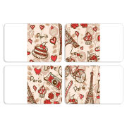 Магнитные фотопазлы 80 на 50 набор 4 штуки 