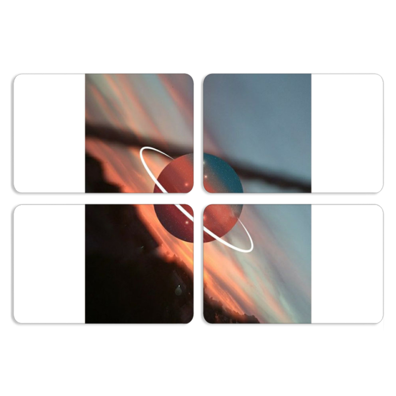 Магнитные фотопазлы 80 на 50 набор 4 штуки 