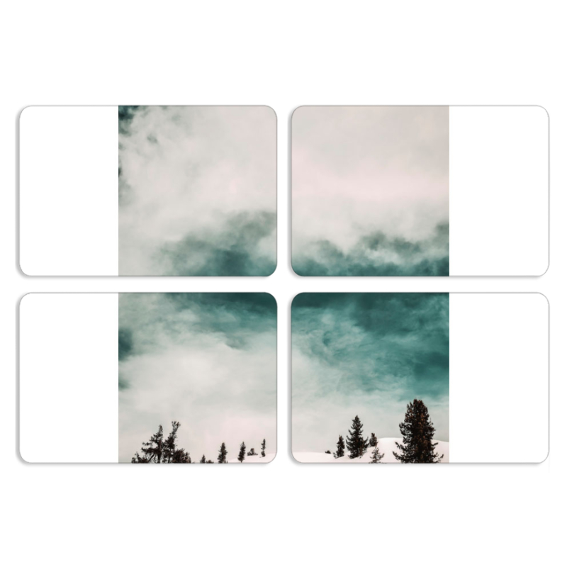 Магнитные фотопазлы 80 на 50 набор 4 штуки 