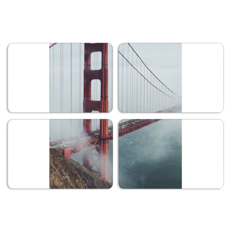 Магнитные фотопазлы 80 на 50 набор 4 штуки 