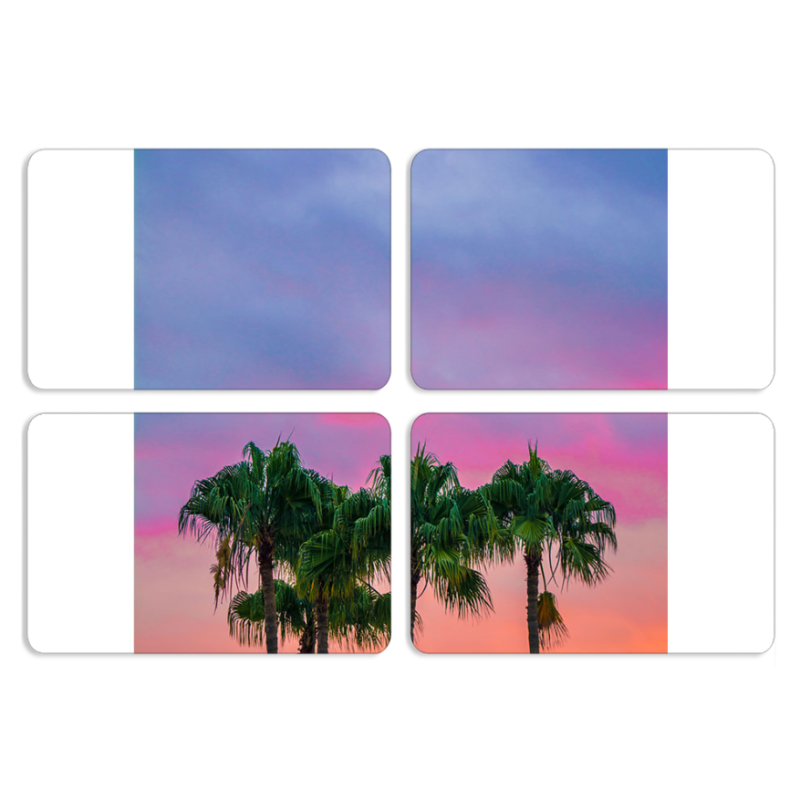 Магнитные фотопазлы 80 на 50 набор 4 штуки 