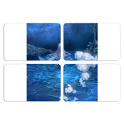 Магнитные фотопазлы 80 на 50 набор 4 штуки 