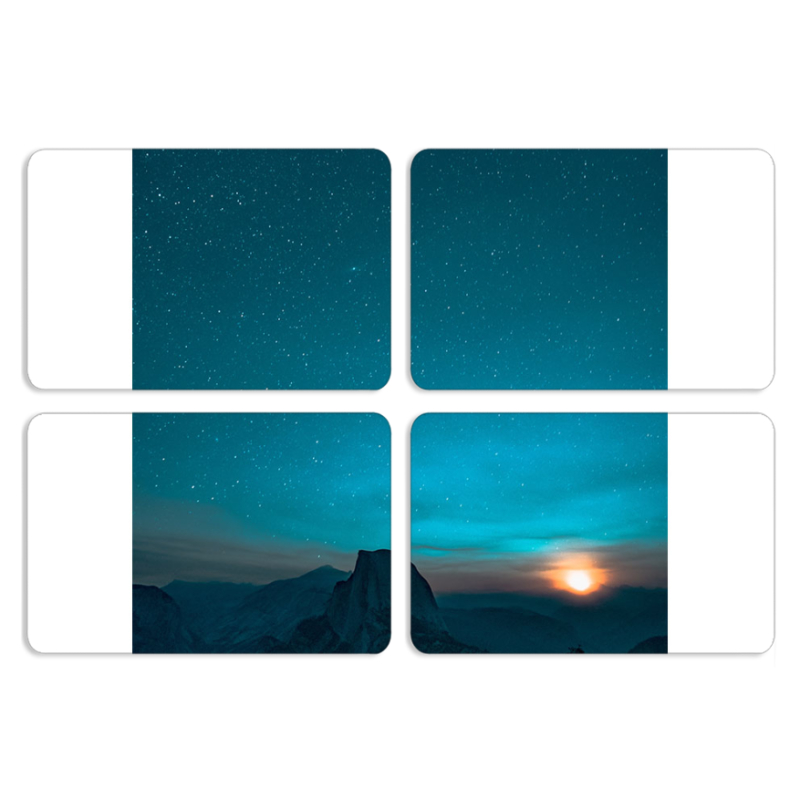 Магнитные фотопазлы 80 на 50 набор 4 штуки 