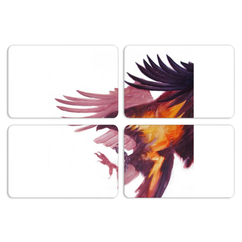 Магнитные фотопазлы 80 на 50 набор 4 штуки 