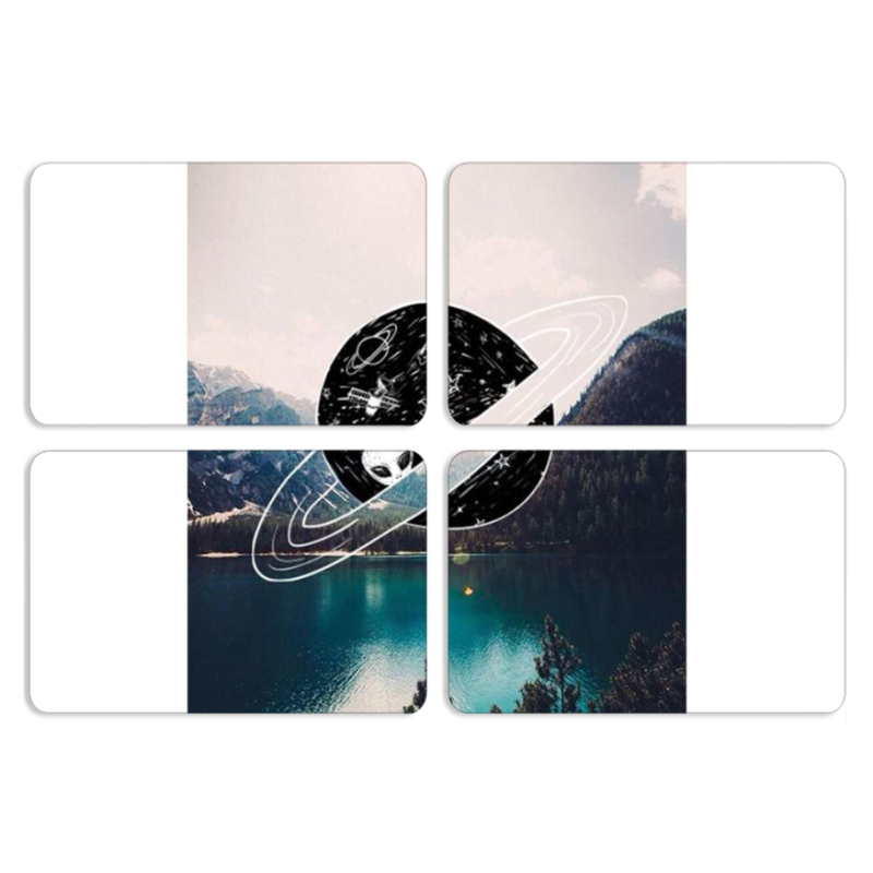 Магнитные фотопазлы 80 на 50 набор 4 штуки 