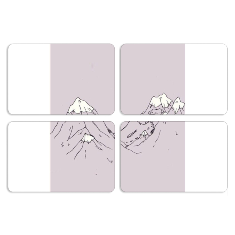 Магнитные фотопазлы 80 на 50 набор 4 штуки 