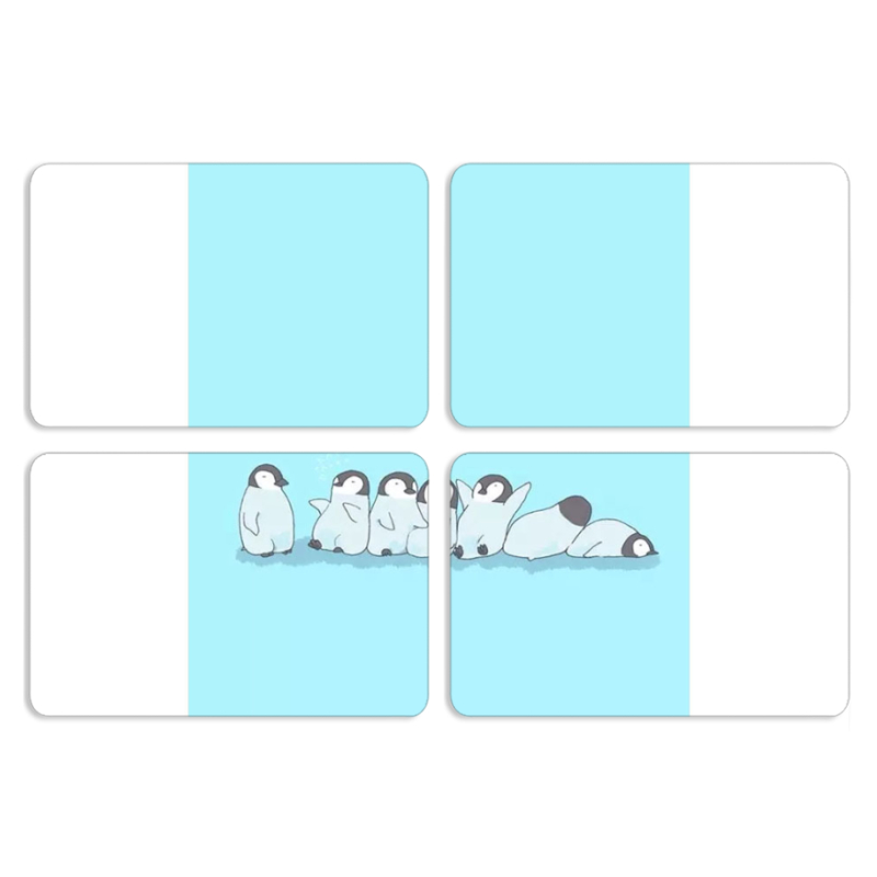 Магнитные фотопазлы 80 на 50 набор 4 штуки 