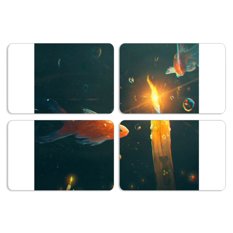 Магнитные фотопазлы 80 на 50 набор 4 штуки 