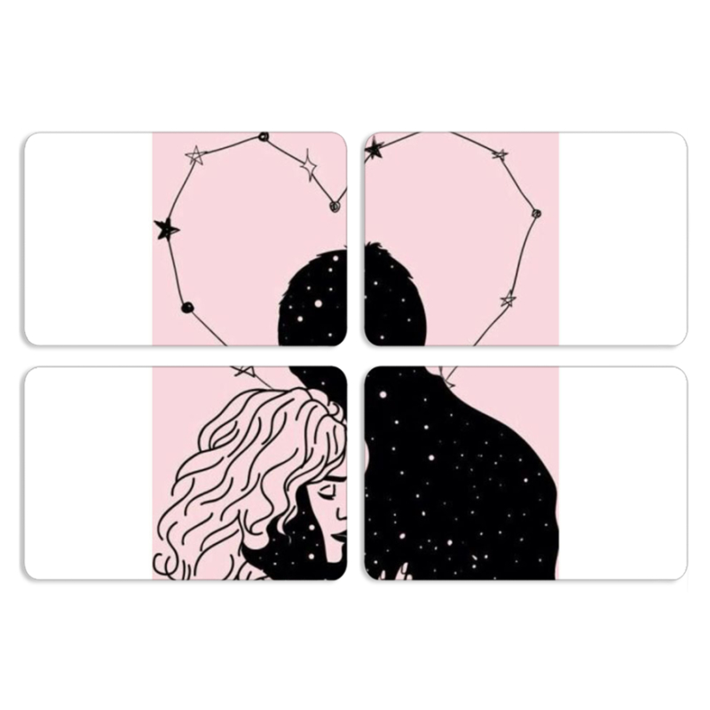 Магнитные фотопазлы 80 на 50 набор 4 штуки 