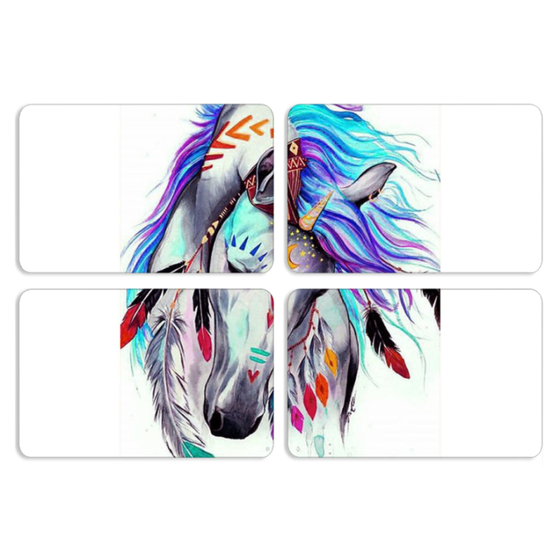 Магнитные фотопазлы 80 на 50 набор 4 штуки 