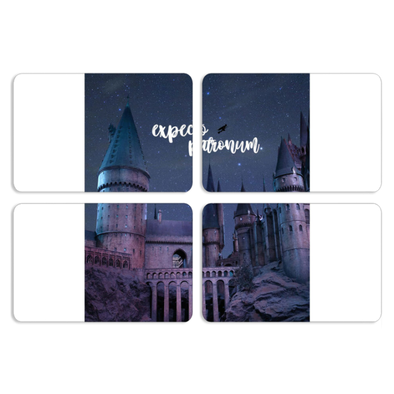 Магнитные фотопазлы 80 на 50 набор 4 штуки 