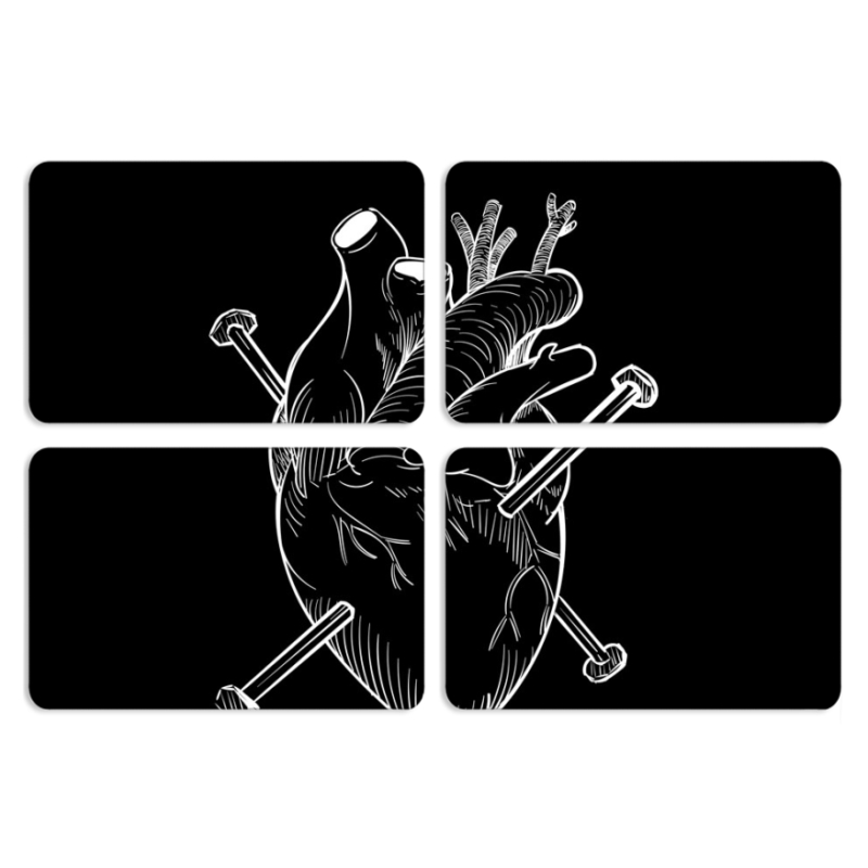 Магнитные фотопазлы 80 на 50 набор 4 штуки 