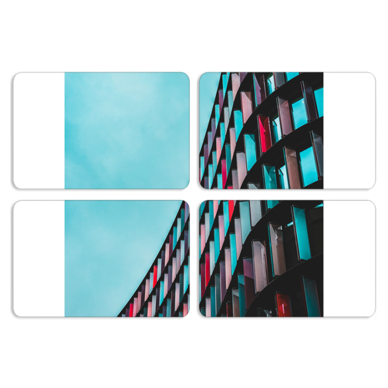 Магнитные фотопазлы 80 на 50 набор 4 штуки 