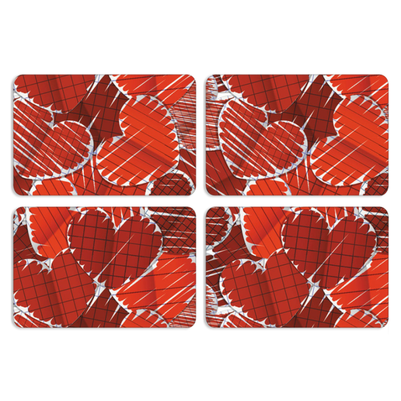 Магнитные фотопазлы 80 на 50 набор 4 штуки Heart Strings