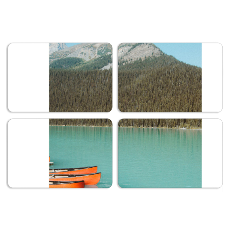 Магнитные фотопазлы 80 на 50 набор 4 штуки 