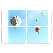 Магнитные фотопазлы 80 на 50 набор 4 штуки 