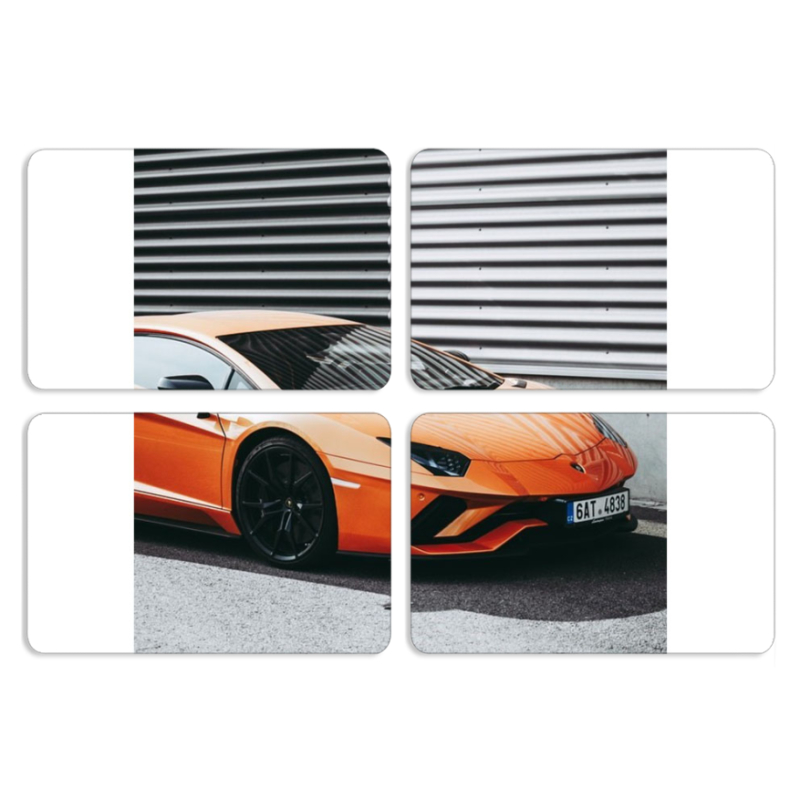 Магнитные фотопазлы 80 на 50 набор 4 штуки 