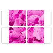 Магнитные фотопазлы 80 на 50 набор 4 штуки Pink Flowers