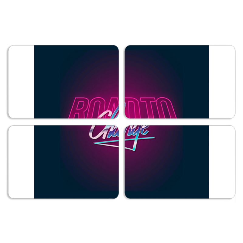 Магнитные фотопазлы 80 на 50 набор 4 штуки 