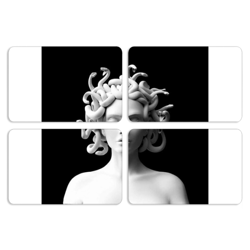 Магнитные фотопазлы 80 на 50 набор 4 штуки 