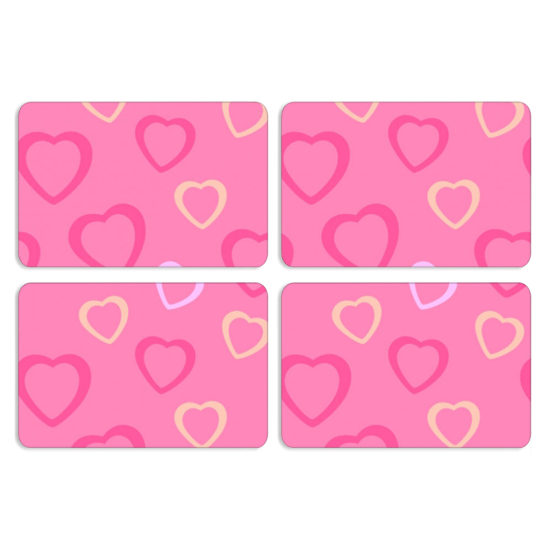 Магнитные фотопазлы 80 на 50 набор 4 штуки Sugar Hearts